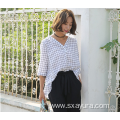 Women`S T-Shirt New black and white plaid shirt women Supplier